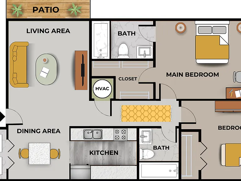 2BR/2 Bath 2BR/2 Bath