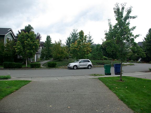 View from driveway