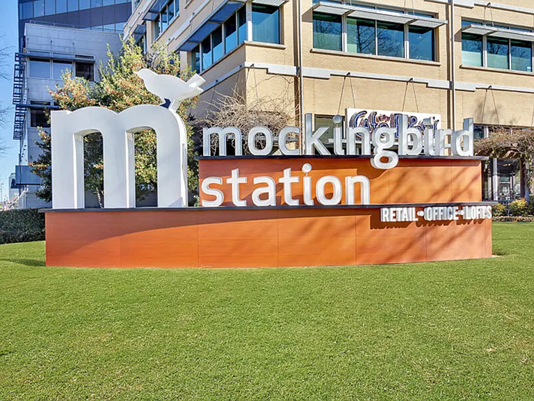 The Lofts at mockingbird station retail is surrounded by restaurants and retail.
