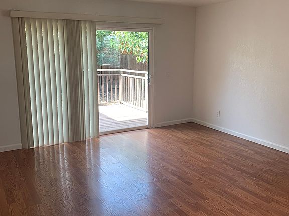 Family room with deck