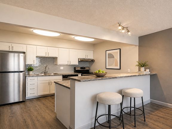 Modern kitchen with neutral accents
