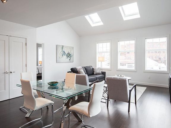Skylights provide ample light