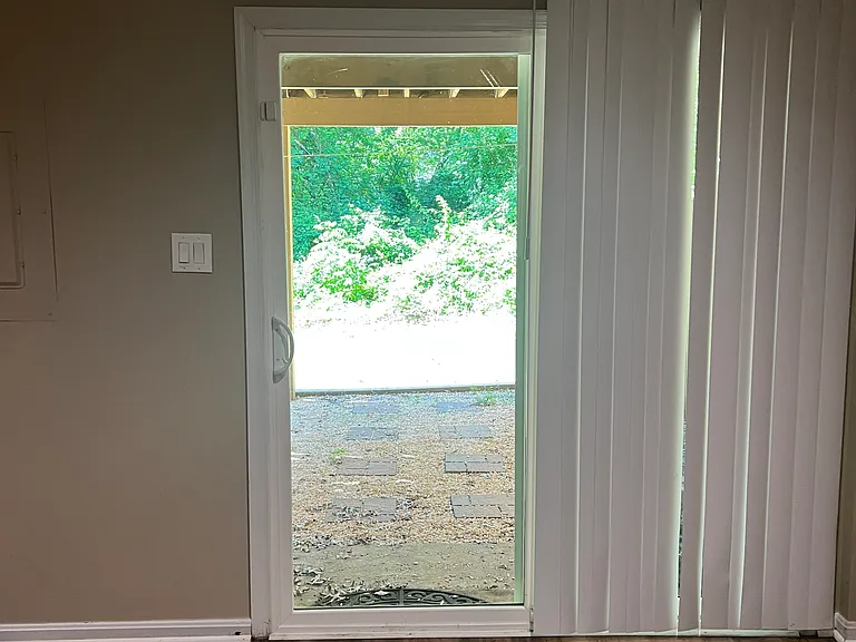 Exit to backyard from Rec Room