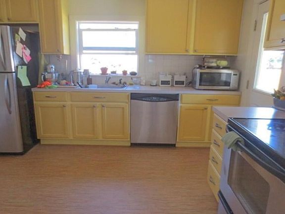 Bright and functional kitchen.