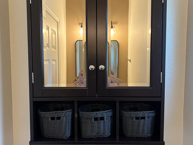 Downstairs bathroom cabinet