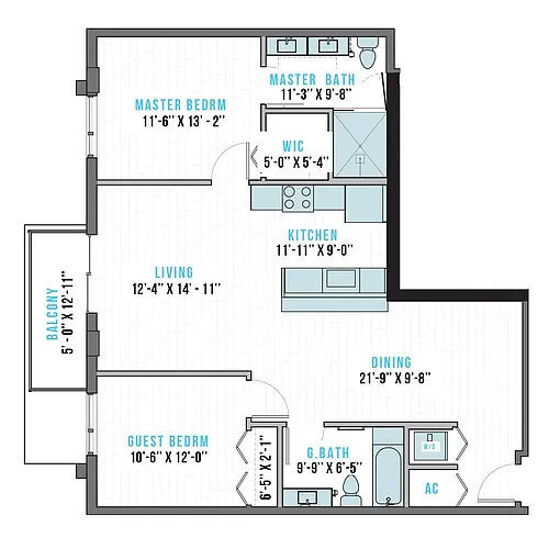 Floor plan T-13
