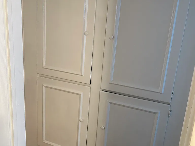 HALL WAY BUILTIN STORAGE, ALONG WITH A HALL ENTRANCE CEDAR CLOSET.