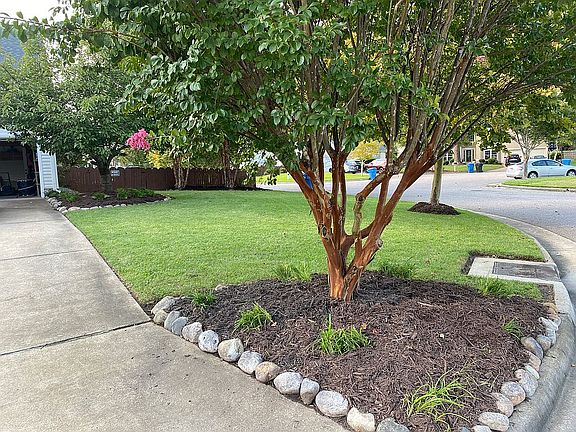 New mulch, added Sept