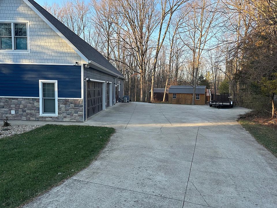 Driveway to parking space