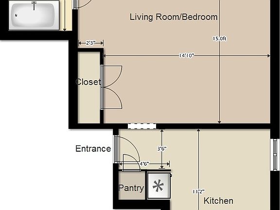 apartment layout/measurements