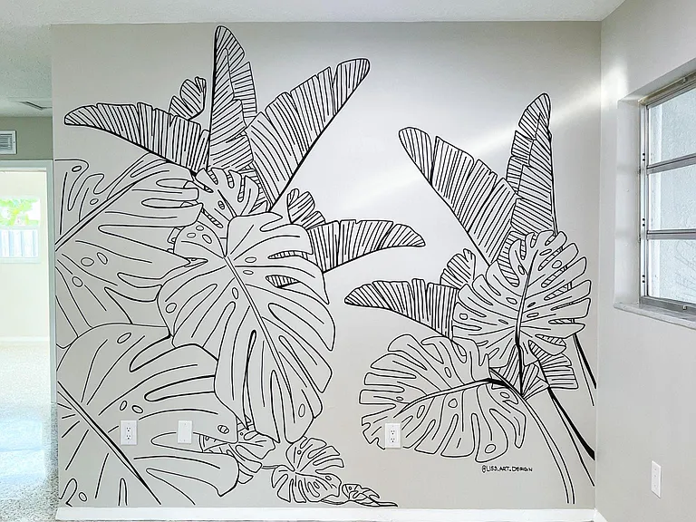New Art Wall by Local Artist!