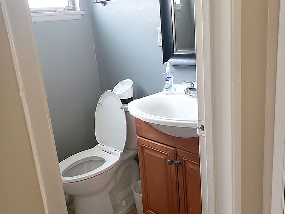 You have a private 1/2 bath.