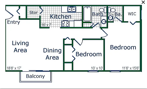 Floor plan Dogwood