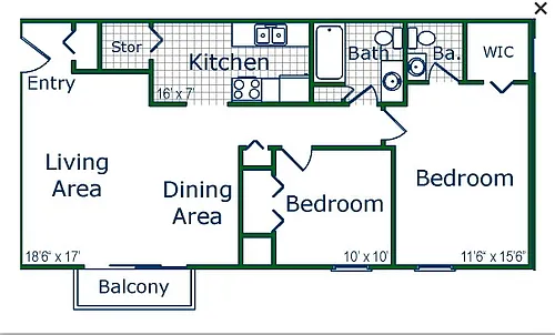 Floor plan Dogwood