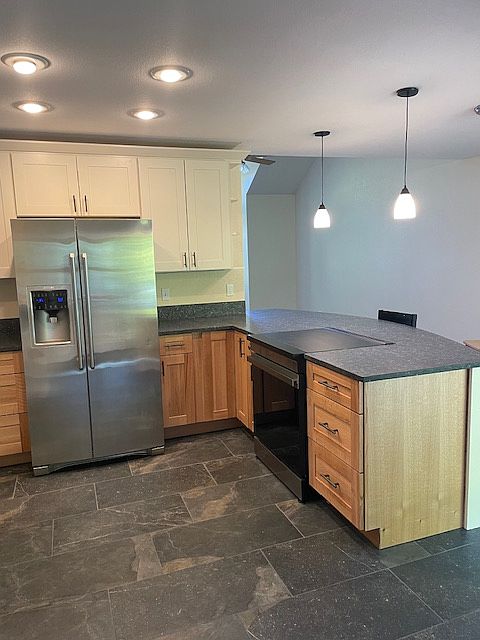 New, open kitchen design