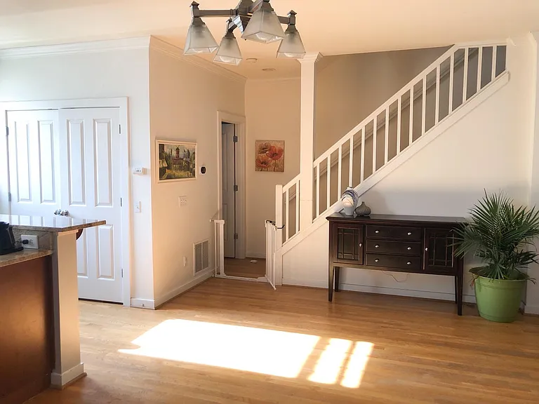 Grand staircase leading upstairs