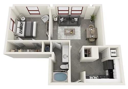 Floor plan A1D