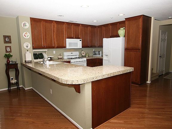 Kitchen with ample storage and counter space