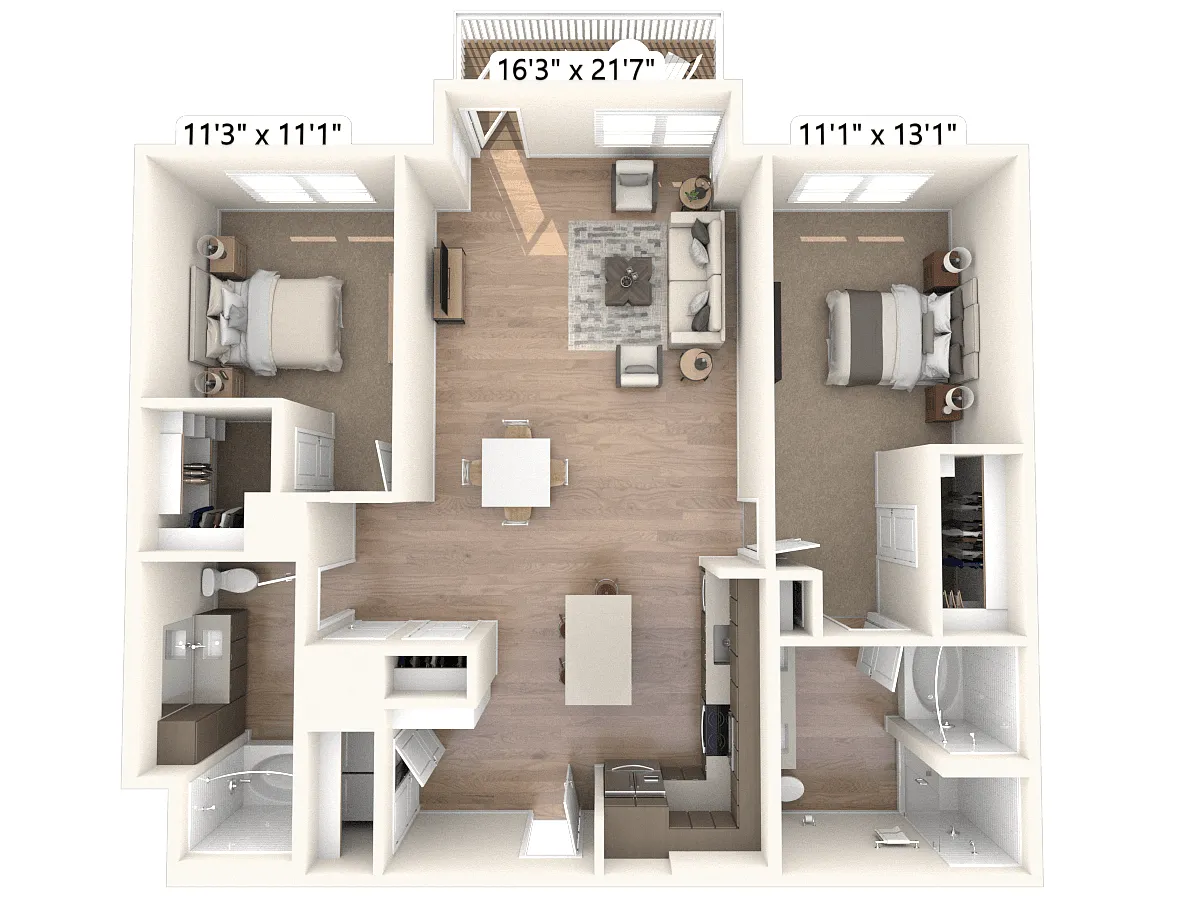Floor plan B61-2