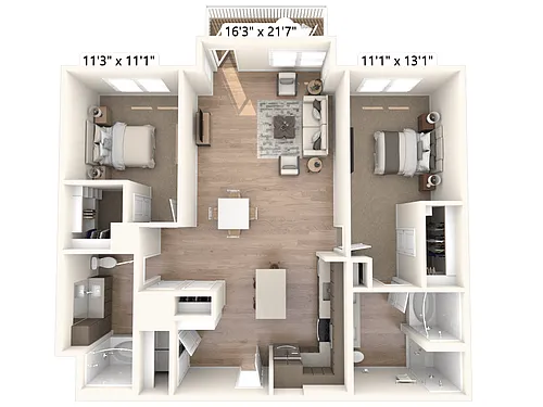 Floor plan B61-2