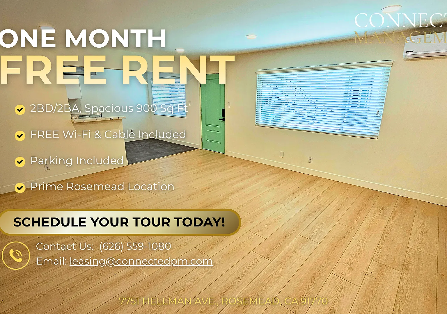 2 bed, 900 sqft, $2,300 — Photo 1