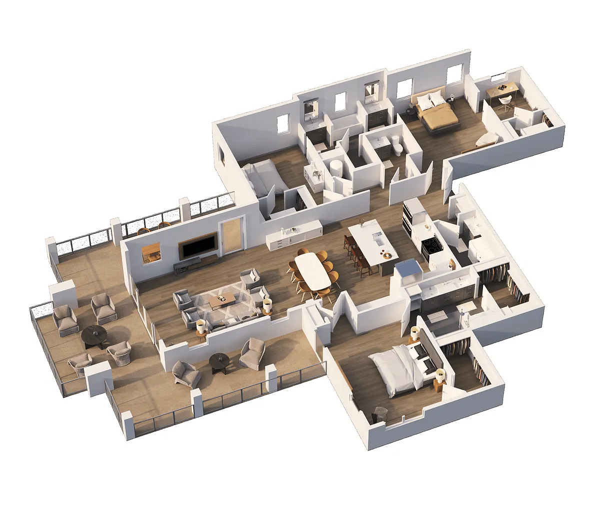 Floor plan Penthouse (CP3)