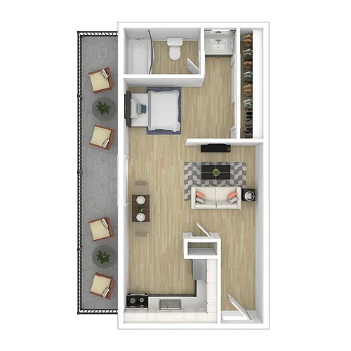Floor plan Studio