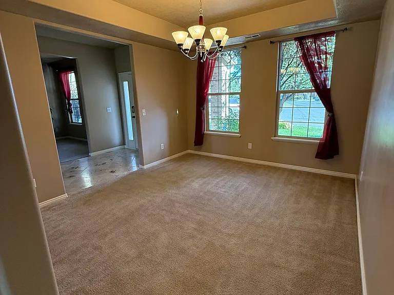 Formal Dining Area Front Windows