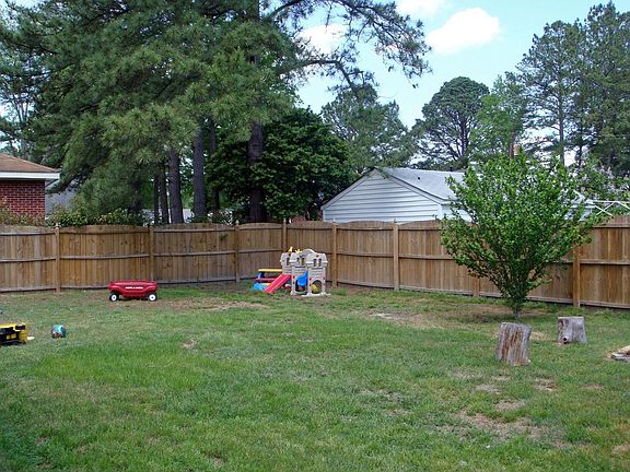 Large Fenced Backyard