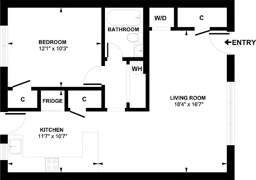 Floor plan Sinclair