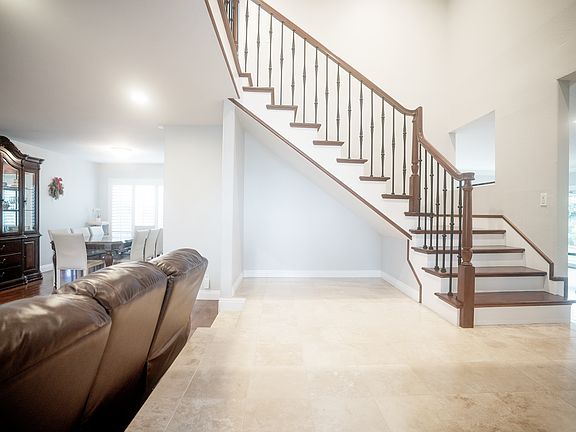 Foyer with staircase