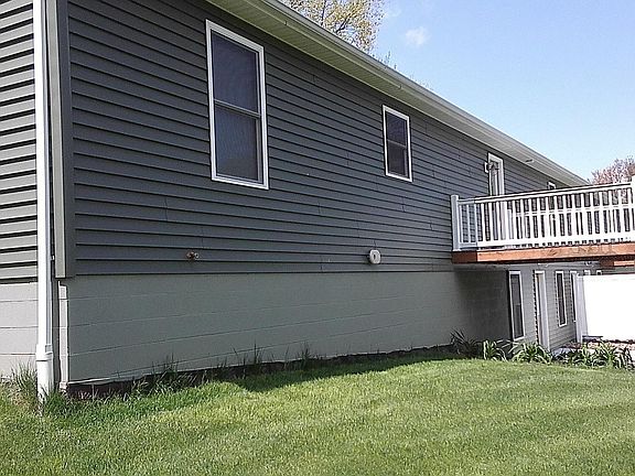 Backyard and lower patio area