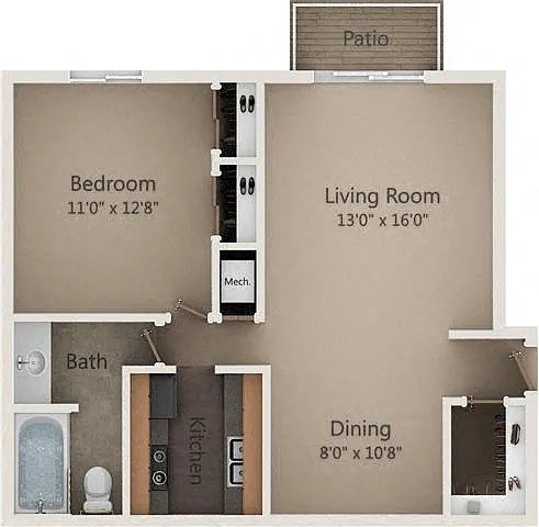 Floor plan The Maple