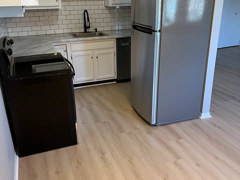 Updated kitchen and large dining area