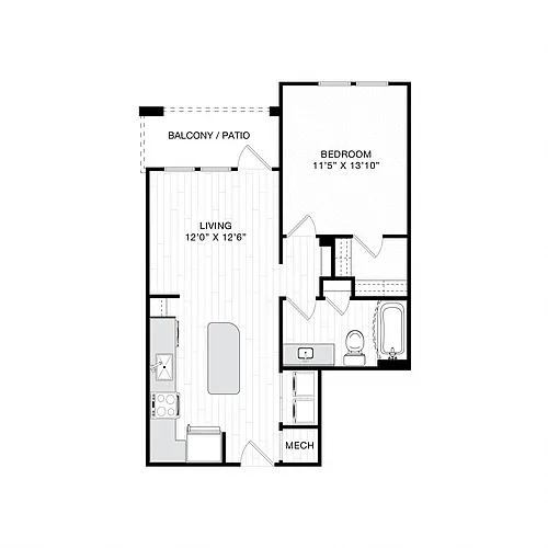 Floor plan The Carson