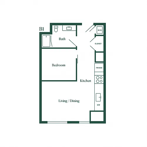 Floor plan B1