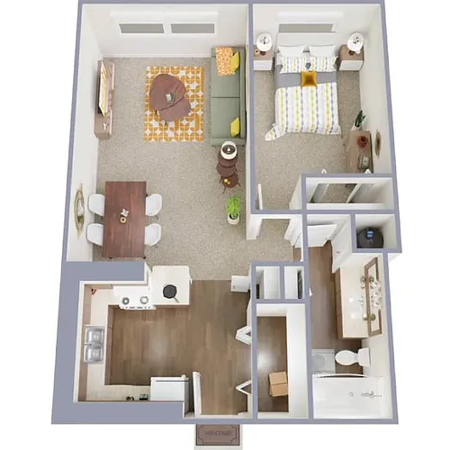 Floor plan 1 Bedroom