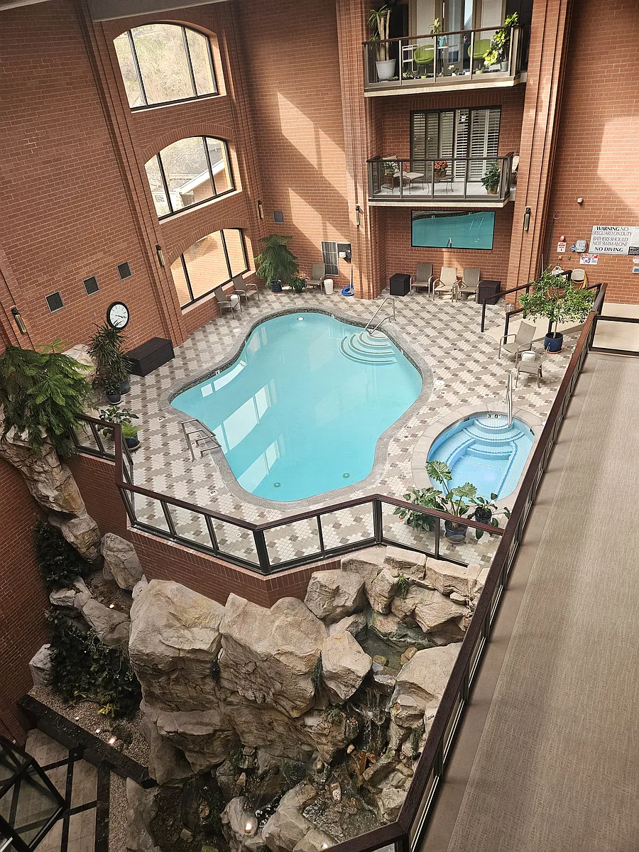 Covered pool and Jacuzzi - 171 E 3rd Ave