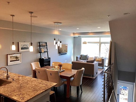 Living Room, Dining & Kitchen