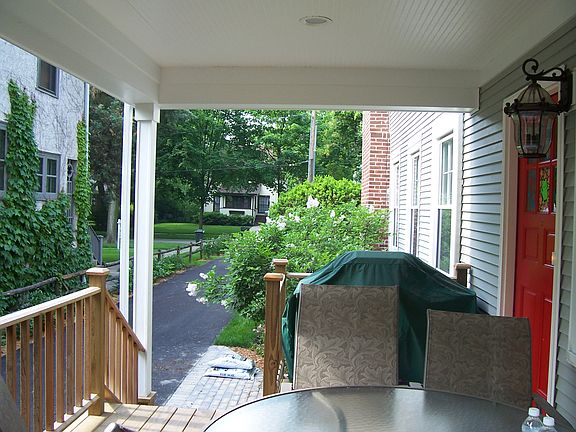Looking south on the Porch
