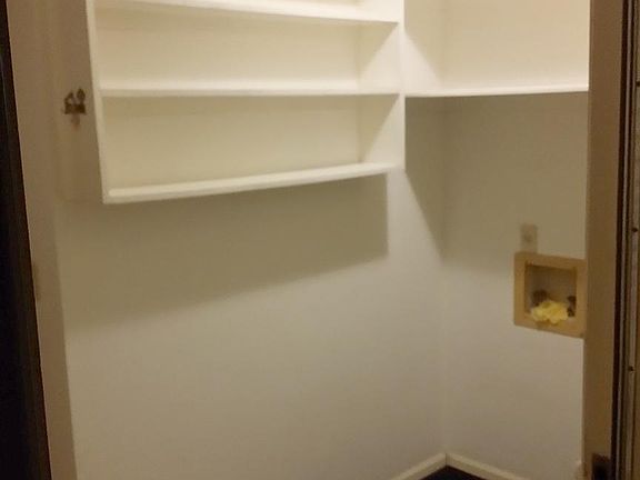 Pantry with washer dryer hook ups
