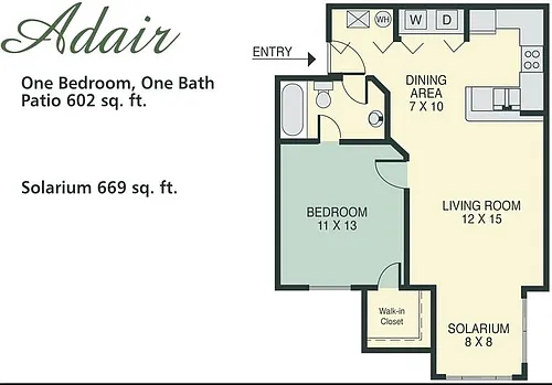 Floor plan Adair