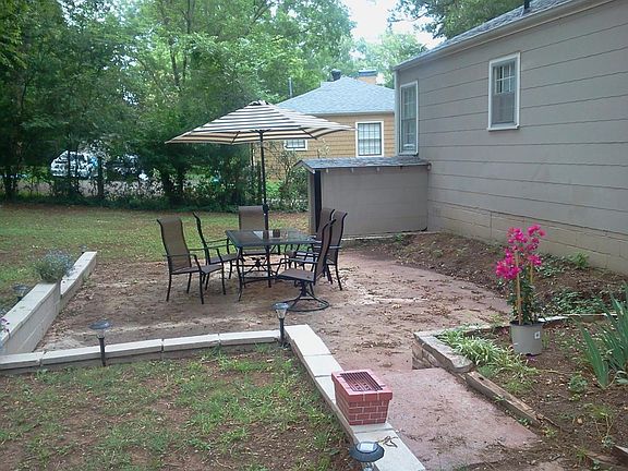 Rear Yard patio space- Furniture & accessories not included