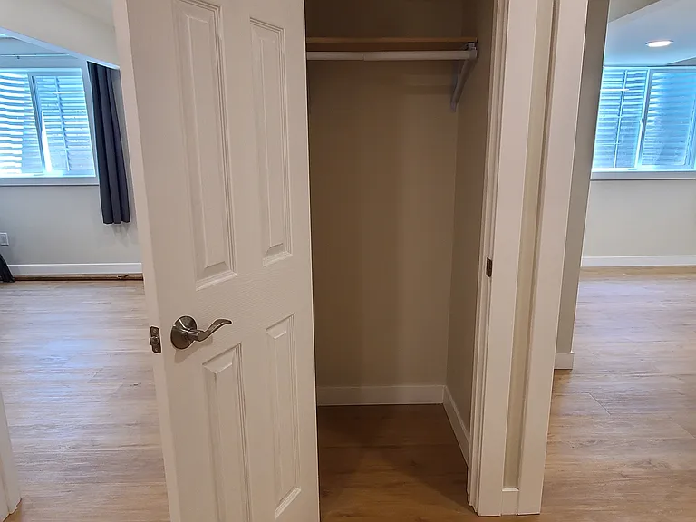 Hall closet