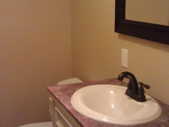 Upstairs half bath