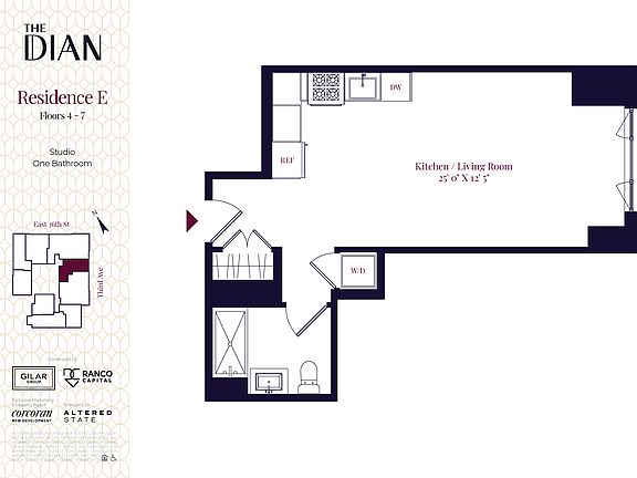 2nd image of 162 E 36th St #7E