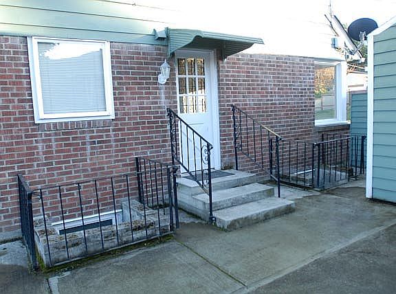 Iron work at back door