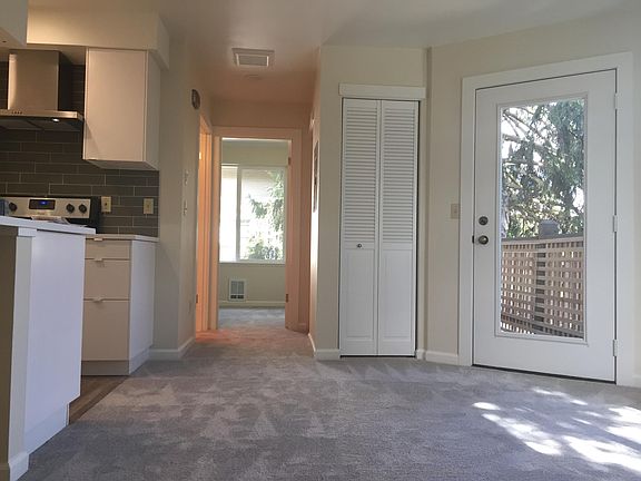 Open plan kitchen-living.  Available unit will NOT have carp