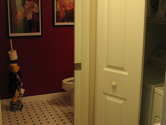 Half bath and utility closet!
