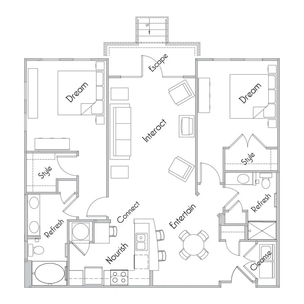 Floor plan 2.2-Br-II